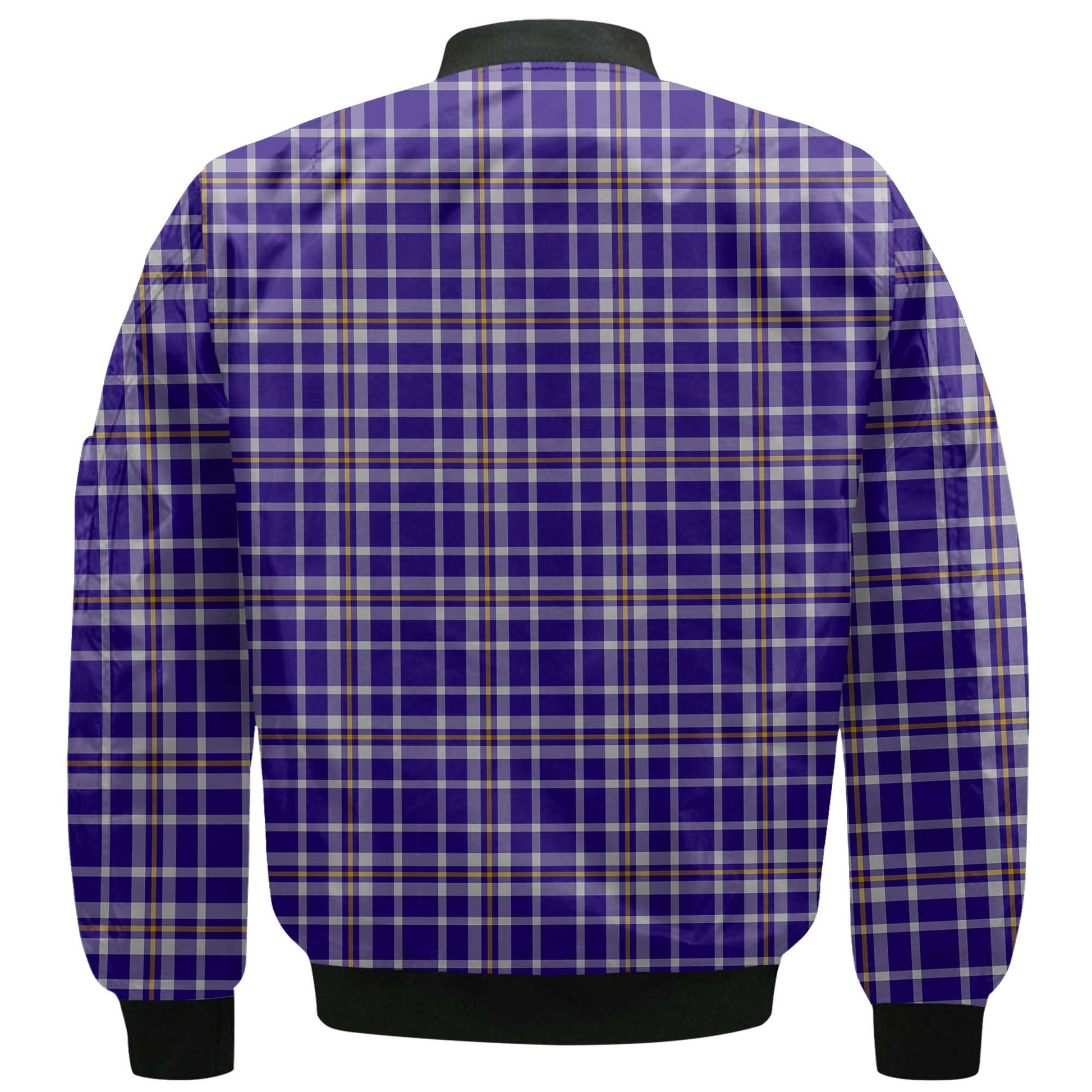 Clan Ochterlony Tartan Men Bomber Jacket Crest And Plaid Basic Style