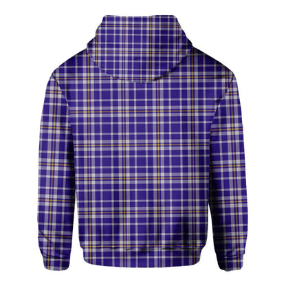 Clan Ochterlony Tartan Men Hoodie Crest And Plaid Basic Style