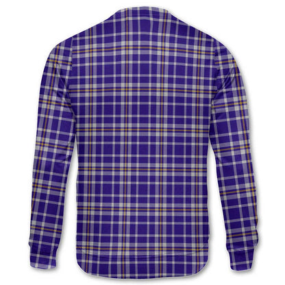 Clan Ochterlony Tartan Men Sweatshirt Crest And Plaid Basic Style