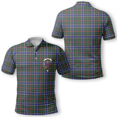Clan Ogilvie Tartan Golf Men Polo Shirt Crest And Plaid Basic Style