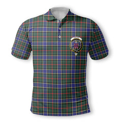 Clan Ogilvie Tartan Men Polo Shirt Crest And Plaid Basic Style
