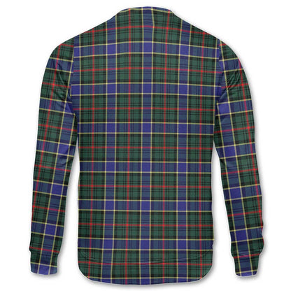 Clan Ogilvie Tartan Men Sweatshirt Crest And Plaid Basic Style