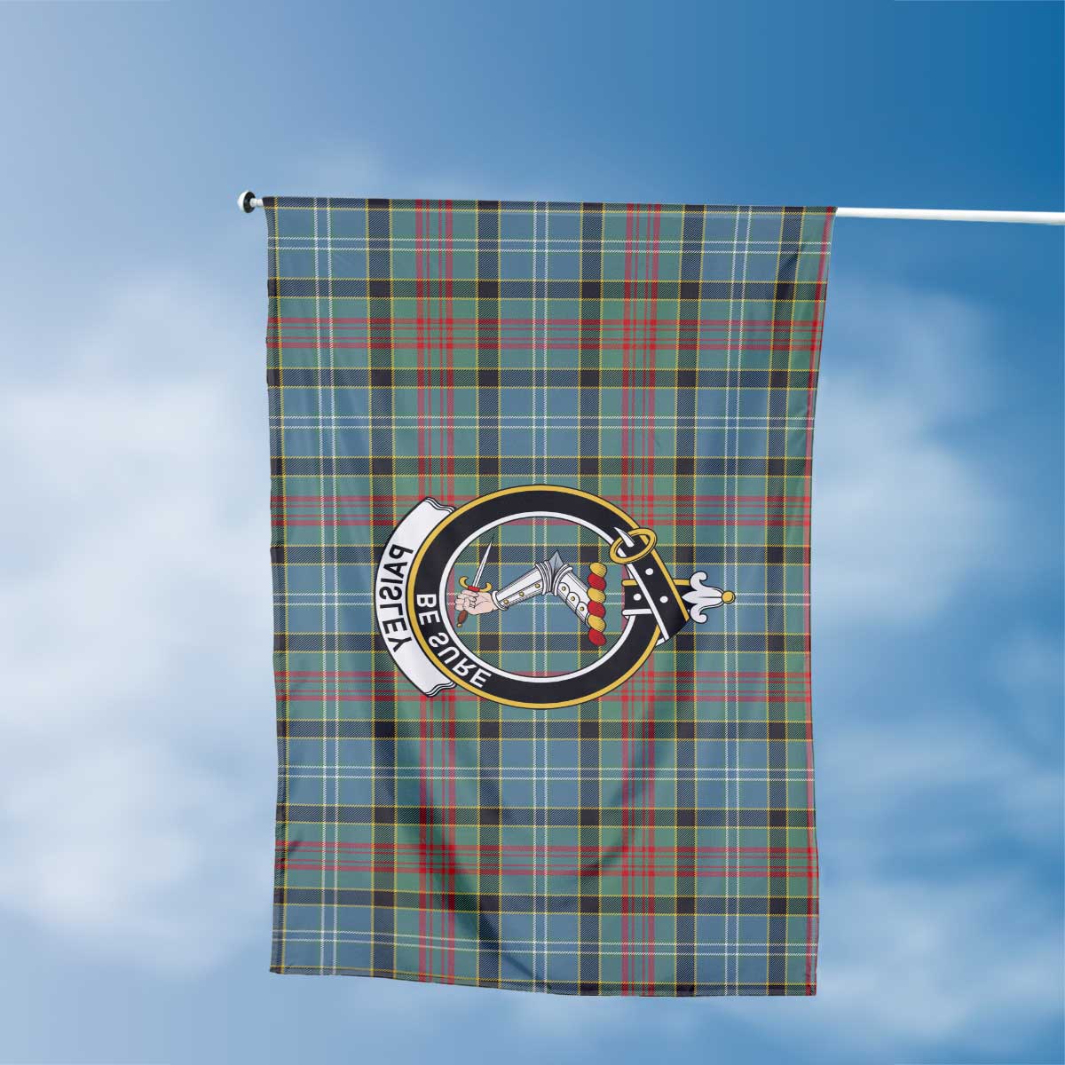 Clan Paisley Tartan Flag Crest And Plaid Basic Style
