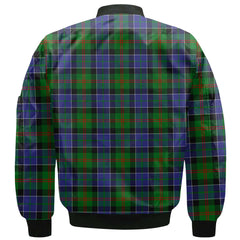 Clan Paterson Tartan Women Bomber Jacket Crest And Plaid Basic Style