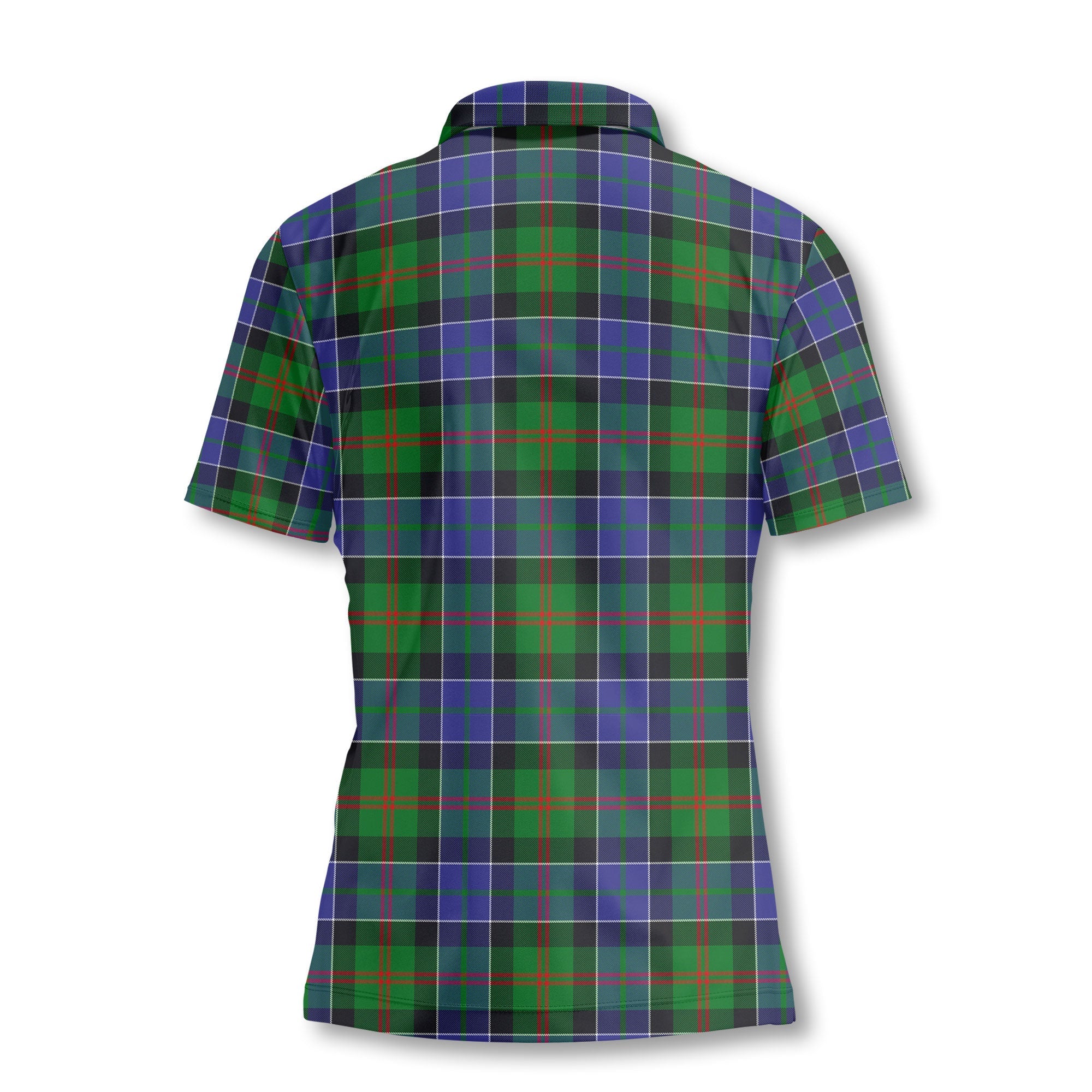 Clan Paterson Tartan Women Polo Shirt Crest And Plaid Basic Style
