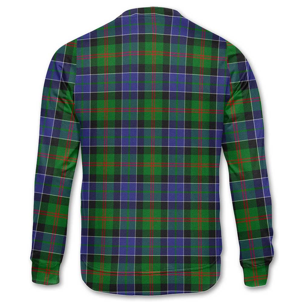 Clan Paterson Tartan Women Sweatshirt Crest And Plaid Basic Style