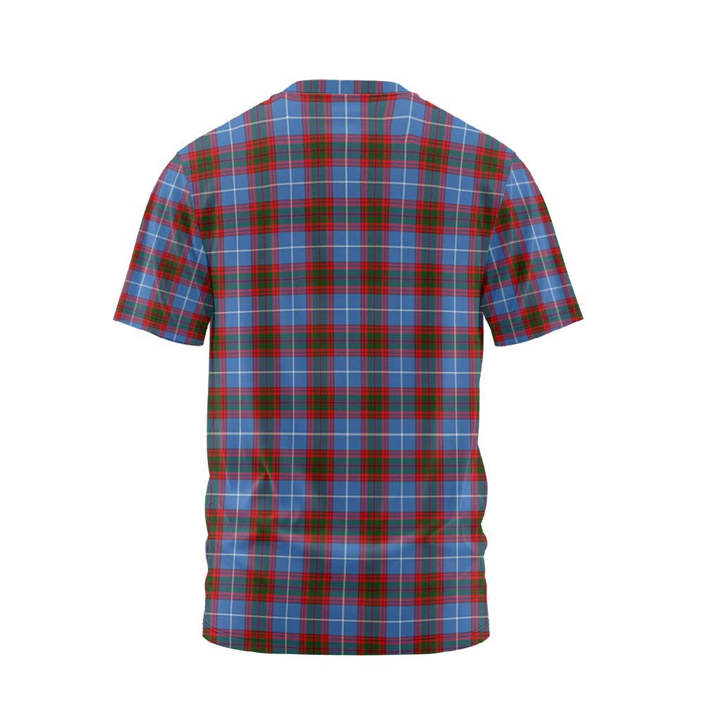 Clan Pennycook Tartan Men T Shirt Crest And Plaid Basic Style