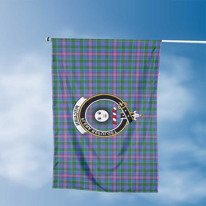 Clan Pitcairn Tartan Flag Crest And Plaid Basic Style