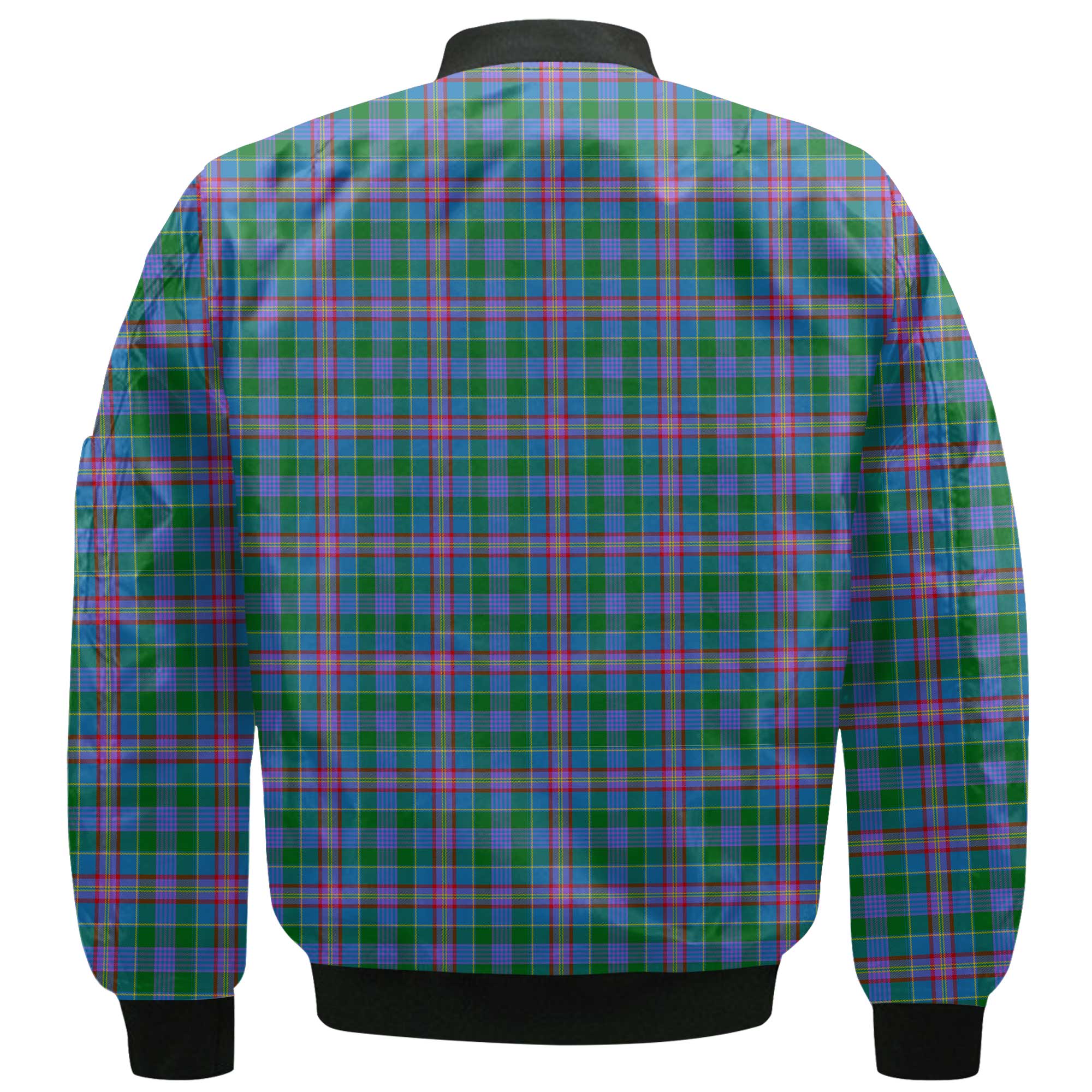 Clan Pitcairn Tartan Men Bomber Jacket Crest And Plaid Basic Style