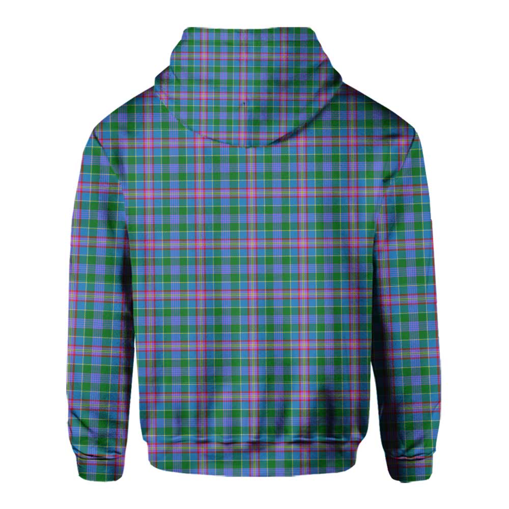 Clan Pitcairn Tartan Men Hoodie Crest And Plaid Basic Style