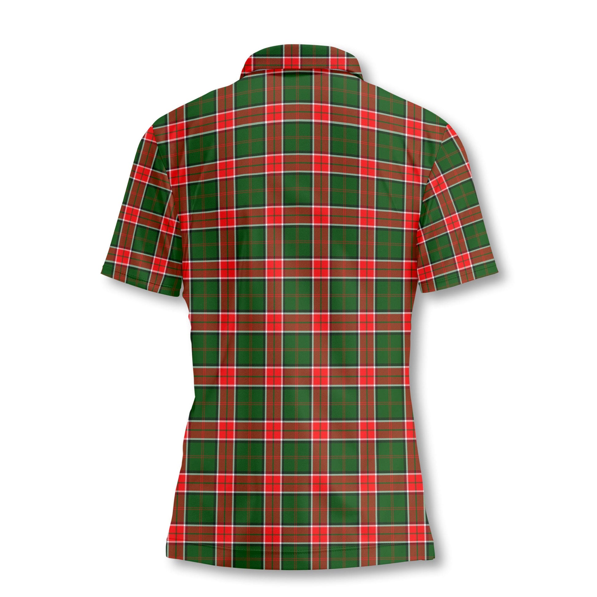 Clan Pollock Tartan Women Polo Shirt Crest And Plaid Basic Style