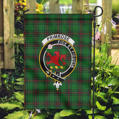 Clan Primrose Tartan Garden Flag Crest And Plaid Basic Style