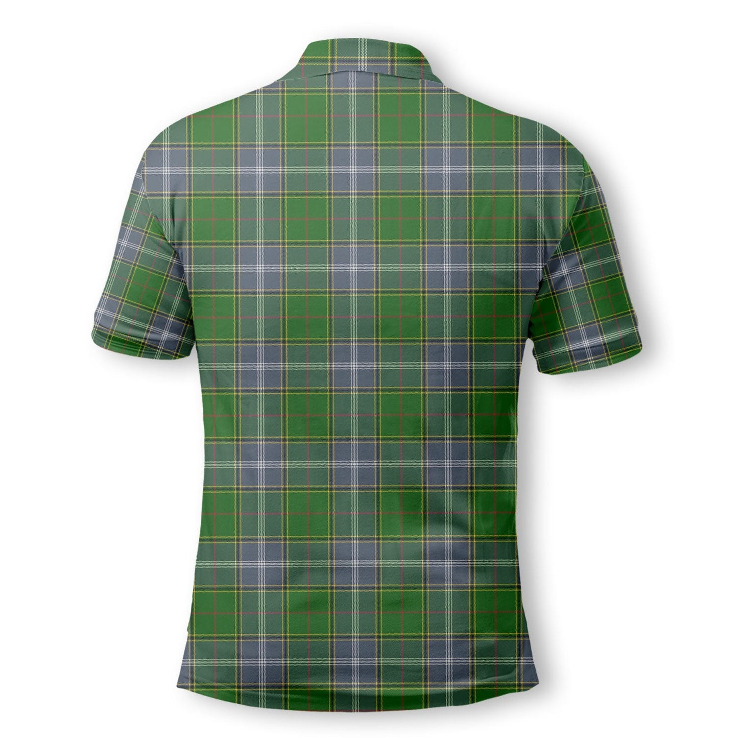 Clan Pringle Tartan Golf Men Polo Shirt Crest And Plaid Basic Style