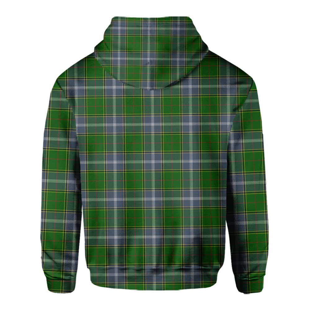 Clan Pringle Tartan Women Hoodie Crest And Plaid Basic Style