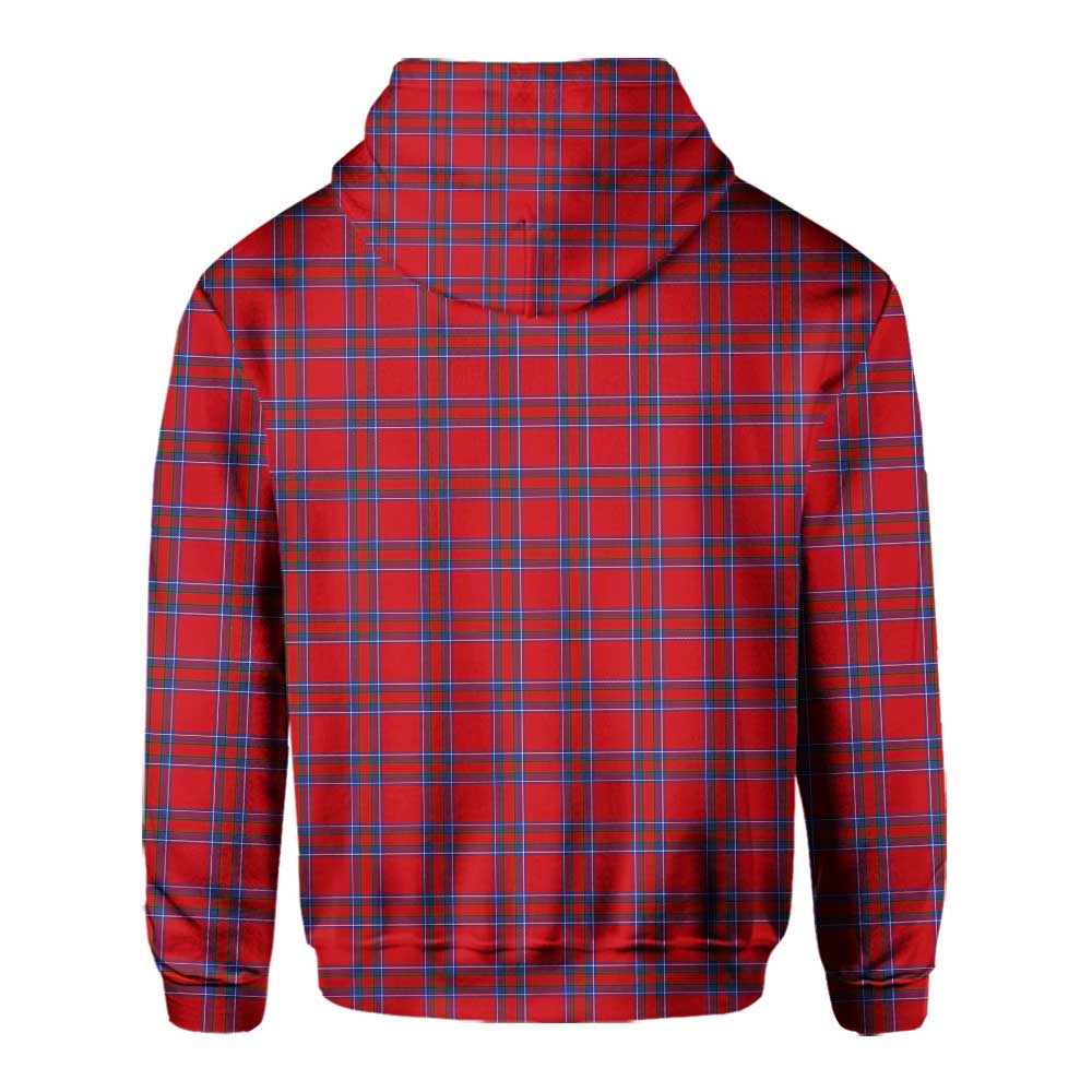 Clan Rait Tartan Men Hoodie Crest And Plaid Basic Style