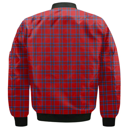 Clan Rait Tartan Women Bomber Jacket Crest And Plaid Basic Style