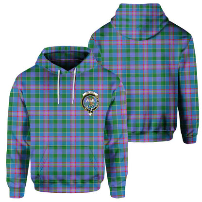 Clan Ralston Tartan Men Hoodie Crest And Plaid Basic Style