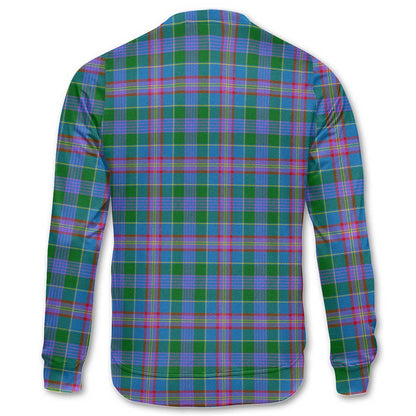 Clan Ralston Tartan Men Sweatshirt Crest And Plaid Basic Style