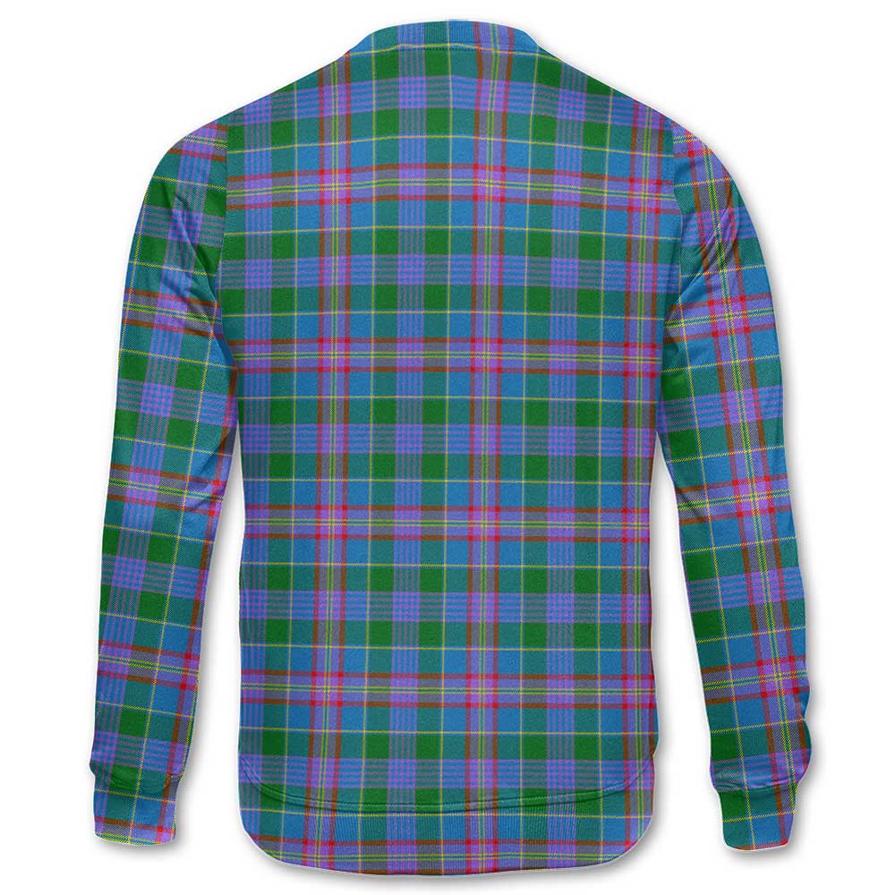 Clan Ralston Tartan Women Sweatshirt Crest And Plaid Basic Style