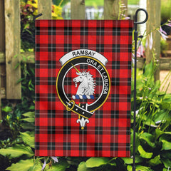 Clan Ramsay Tartan Garden Flag Crest And Plaid Basic Style