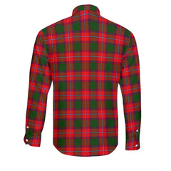 Clan Rattray Tartan Long Sleeve Button Shirt Crest And Plaid Basic Style