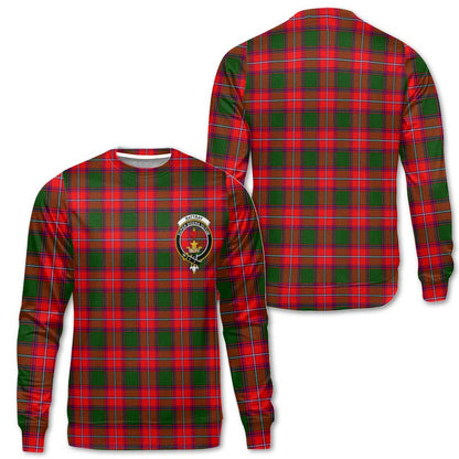 Clan Rattray Tartan Men Sweatshirt Crest And Plaid Basic Style