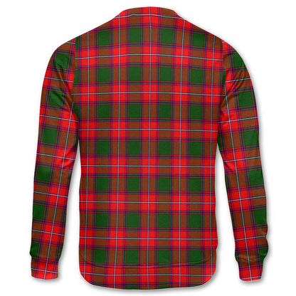 Clan Rattray Tartan Men Sweatshirt Crest And Plaid Basic Style