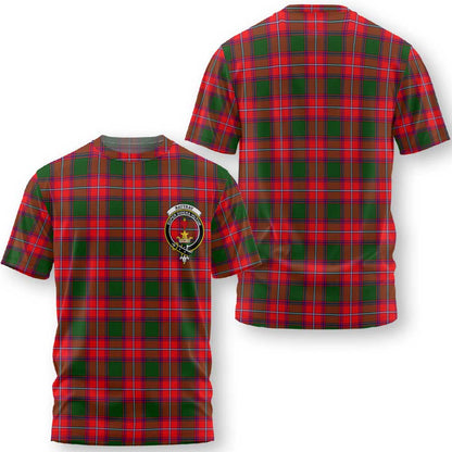 Clan Rattray Tartan Men T Shirt Crest And Plaid Basic Style