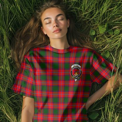 Clan Rattray Tartan Women T Shirt Crest And Plaid Basic Style