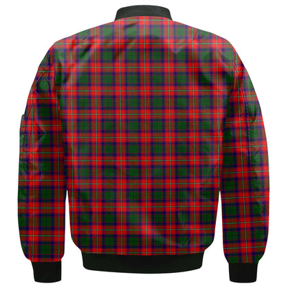 Clan Riddell Tartan Men Bomber Jacket Crest And Plaid Basic Style