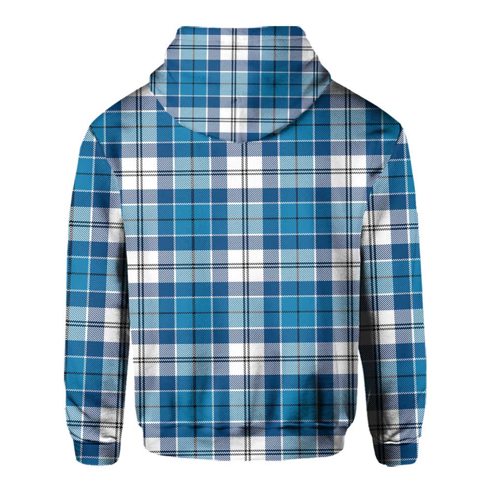 Clan Roberton Tartan Women Hoodie Crest And Plaid Basic Style