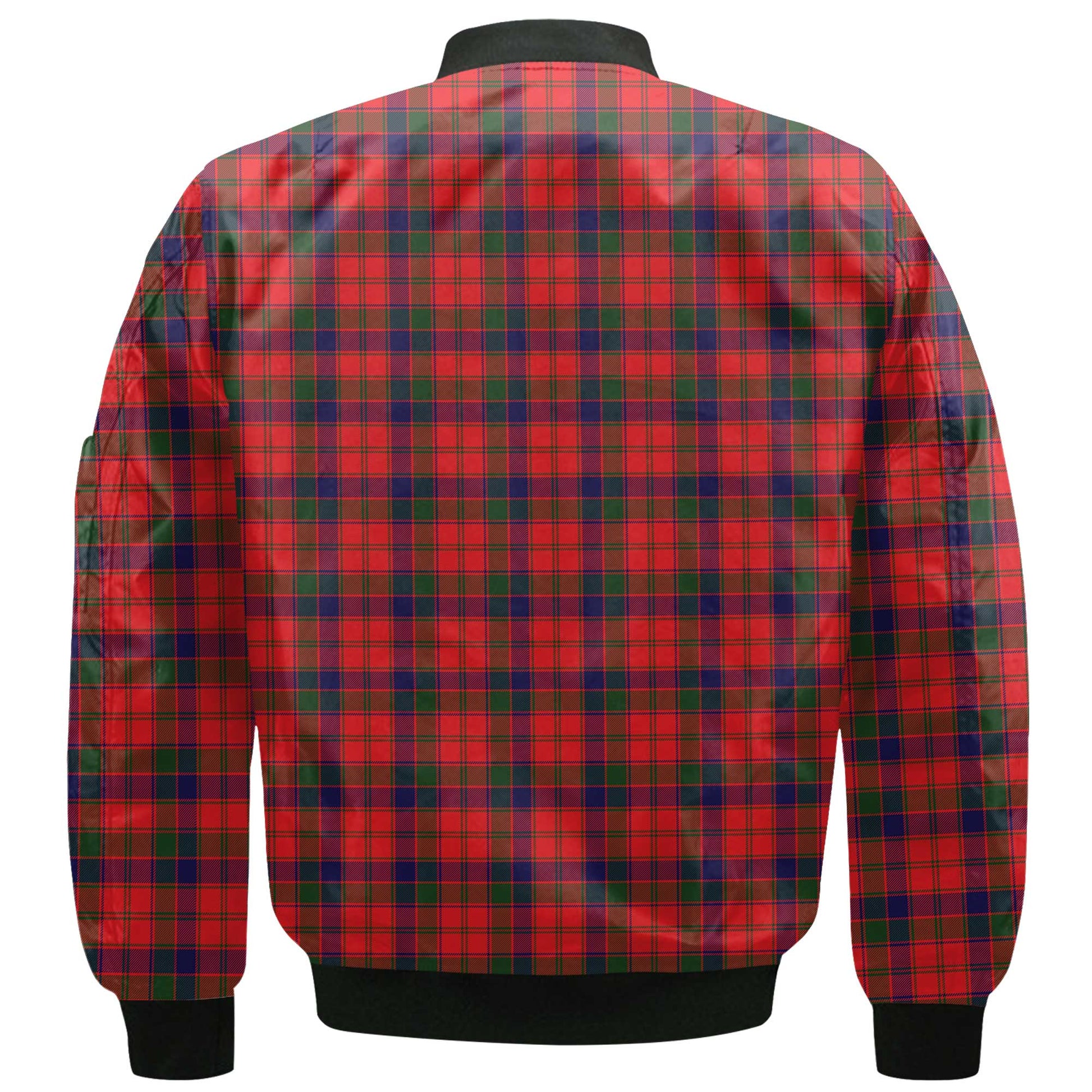 Clan Robertson Tartan Men Bomber Jacket Crest And Plaid Basic Style