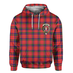 Clan Robertson Tartan Men Hoodie Crest And Plaid Basic Style