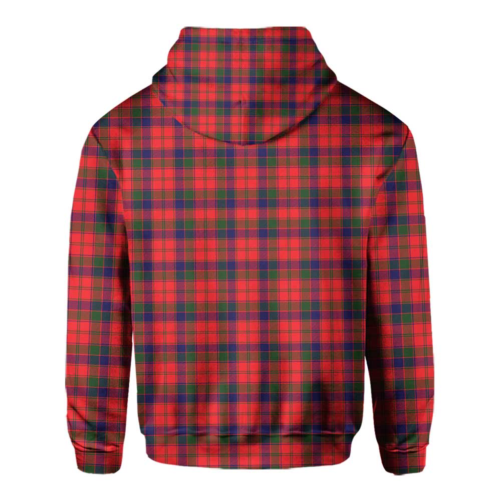 Clan Robertson Tartan Women Hoodie Crest And Plaid Basic Style