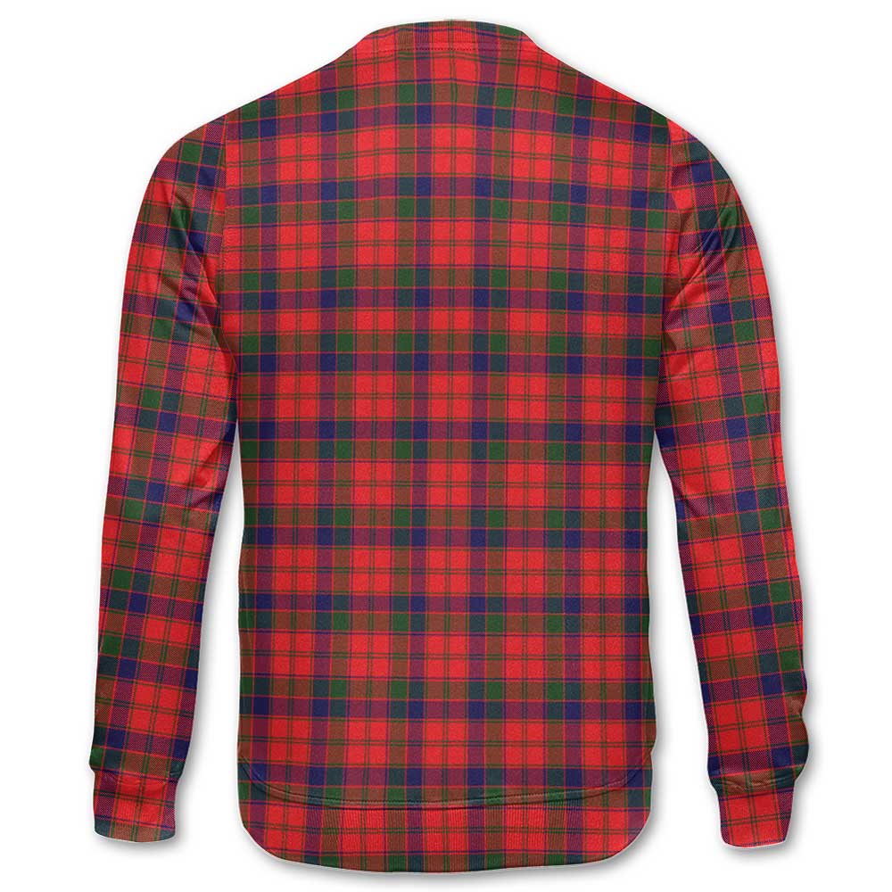 Clan Robertson Tartan Women Sweatshirt Crest And Plaid Basic Style