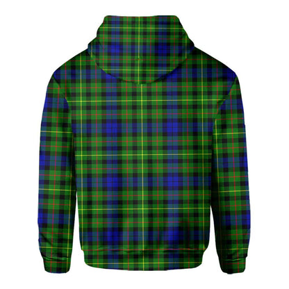 Clan Rollo Tartan Men Hoodie Crest And Plaid Basic Style