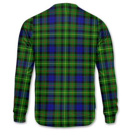 Clan Rollo Tartan Men Sweatshirt Crest And Plaid Basic Style