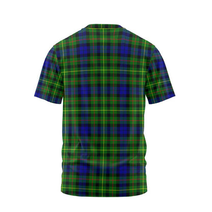 Clan Rollo Tartan Men T Shirt Crest And Plaid Basic Style