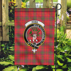 Clan Ross Tartan Garden Flag Crest And Plaid Basic Style