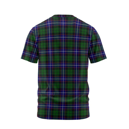 Clan Russell Tartan Women T Shirt Crest And Plaid Basic Style