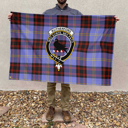 Clan Rutherford Tartan Flag 1 Crest And Plaid Basic Style Tartan House Flag Crest And Plaid Basic Style