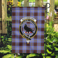 Clan Rutherford Tartan Garden Flag Crest And Plaid Basic Style