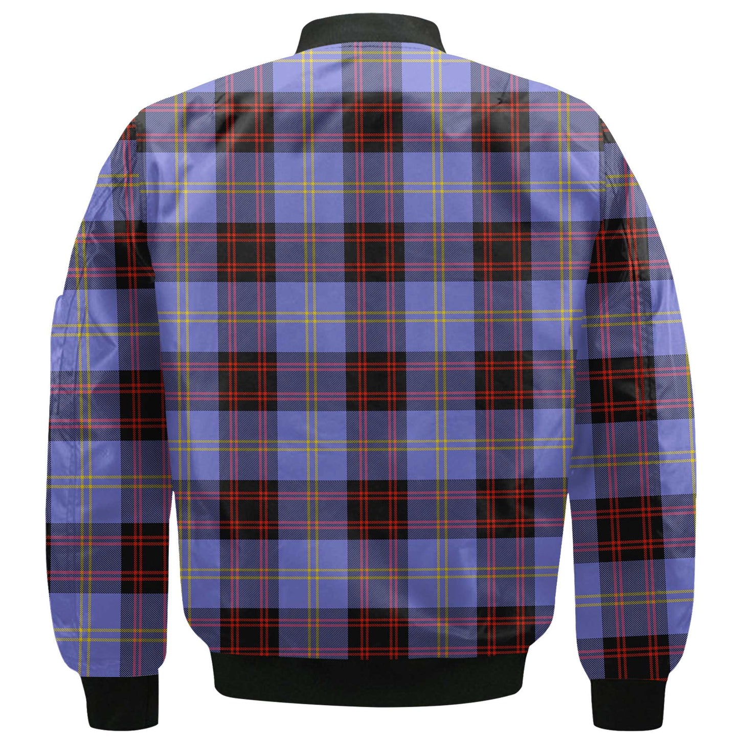 Clan Rutherford Tartan Men Bomber Jacket Crest And Plaid Basic Style