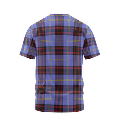 Clan Rutherford Tartan Men T Shirt Crest And Plaid Basic Style