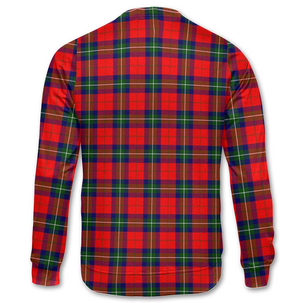 Clan Ruthven Tartan Men Sweatshirt Crest And Plaid Basic Style