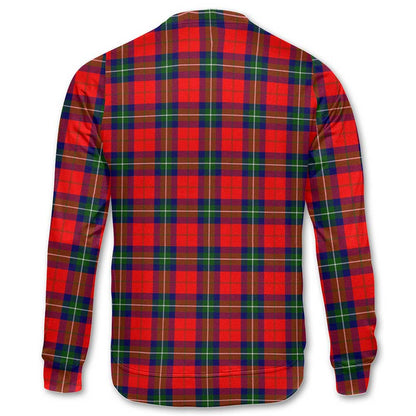 Clan Ruthven Tartan Women Sweatshirt Crest And Plaid Basic Style