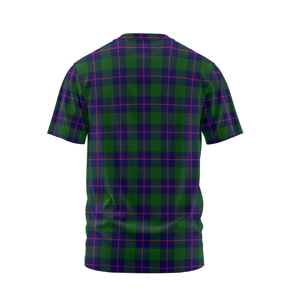 Clan Schaw Tartan Women T Shirt Crest And Plaid Basic Style