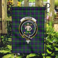 Clan Schaw Of Sauchie Tartan Garden Flag Crest And Plaid Basic Style