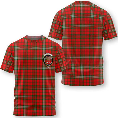 Clan Scott Tartan Men T Shirt Crest And Plaid Basic Style