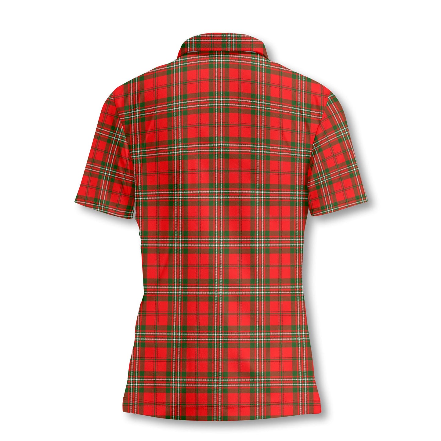 Clan Scott Tartan Women Polo Shirt Crest And Plaid Basic Style